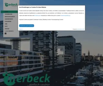 Merbeck.de(Merbeck Gebäudereinigung GmbH Köln & Chemnitz) Screenshot