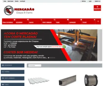 Mercadaochapaferro.com.br(Material para serralheria) Screenshot