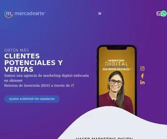 Mercadearteagency.com(Agencia de Marketing Digital) Screenshot