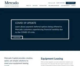Mercadocapital.com(Equipment Leasing) Screenshot