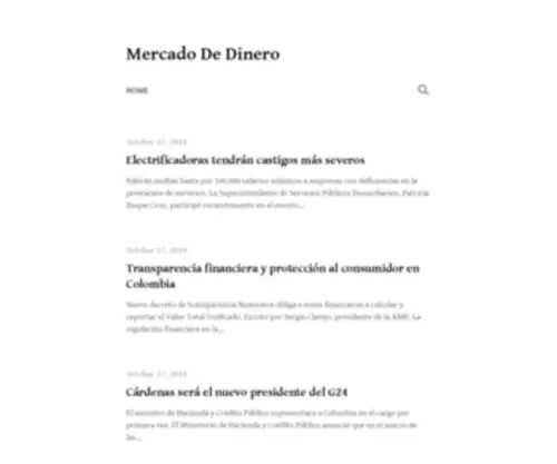 Mercadodedinero.com.co(Mercado de Dinero) Screenshot