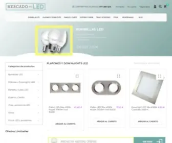 Mercadodeled.com(Tienda online de iluminación Led) Screenshot