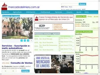 Mercadodeliniers.com.ar(Mercado de Liniers S.A) Screenshot
