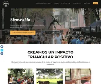 Mercadoel100.org(Mercado el 100) Screenshot
