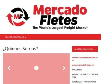 Mercadofletes.com(The World`s Largest Freight Market) Screenshot