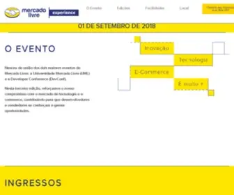 Mercadolivreexperience.com.br(Mercado Livre Experience 2019) Screenshot