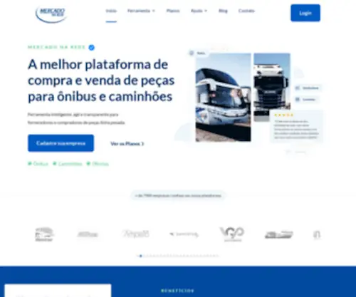Mercadonarede.com.br(Início) Screenshot