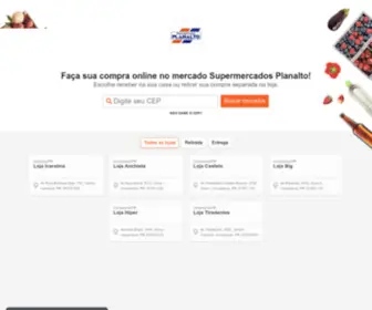 Mercadoplanalto.com.br(Supermercados Online com Delivery) Screenshot