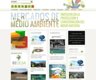 Mercadosdemedioambiente.com(Mercados de Medio Ambiente) Screenshot