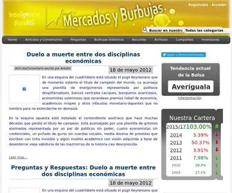 Mercadosyburbujas.com(Mercados y Burbujas) Screenshot