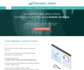 Mercadosyvalores.es(Mercados y Valores) Screenshot