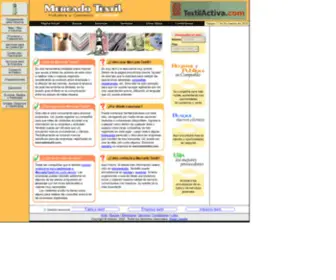 Mercadotextil.com(Mercado Textil) Screenshot