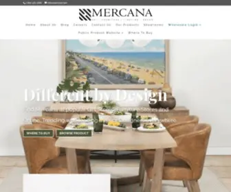 Mercana.com(Furniture & Decor Manufacturing) Screenshot