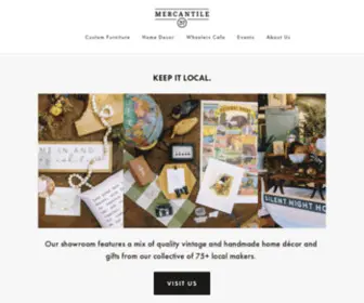 Mercantile37.com(The old Wheelers restaurant) Screenshot