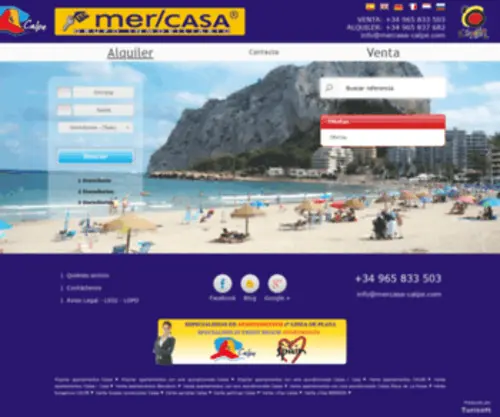 Mercasa-Calpe.com(Edificio Kubik) Screenshot
