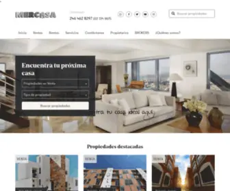 Mercasa.com.mx(Bienvenido a Mercasa) Screenshot