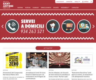 Mercatdesantantoni.com(Mercat de Sant Antoni) Screenshot