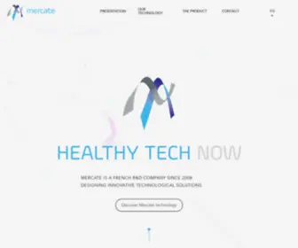 Mercate.fr(Healthy tech now) Screenshot