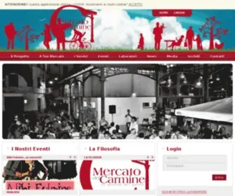 Mercatodelcarmine.it(Consorzio Il Carmine) Screenshot