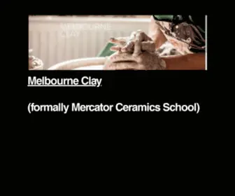 Mercatorceramicsschool.com.au(Pottery) Screenshot