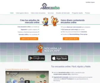 Mercawise.com(Empresa de Estudios de Mercado) Screenshot