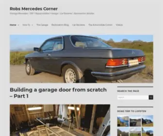 Mercbenz123.com(Robs Mercedes Corner) Screenshot