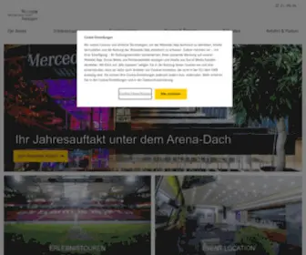 Mercedes-Benz-Arena-Stuttgart.de(Mercedes-Benz Arena Stuttgart) Screenshot