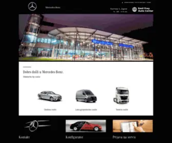 Mercedes-Benz-Emil-Frey.hr(Emil Frey Auto Centar) Screenshot