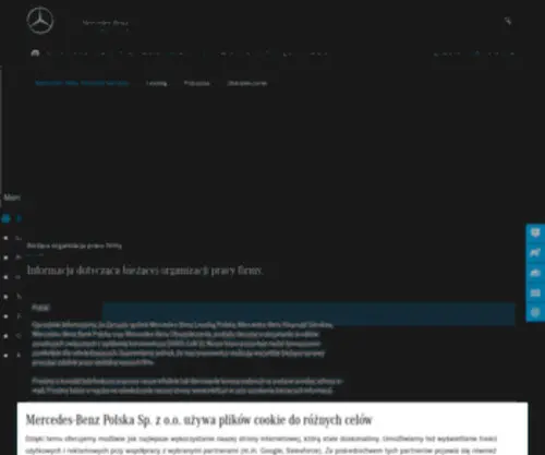 Mercedes-Benz-Financialservices.pl(Strona) Screenshot