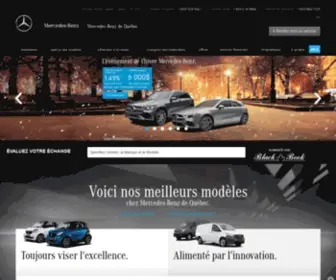 Mercedes-Benz-Quebec.ca(Mercedes-Benz de Québec) Screenshot