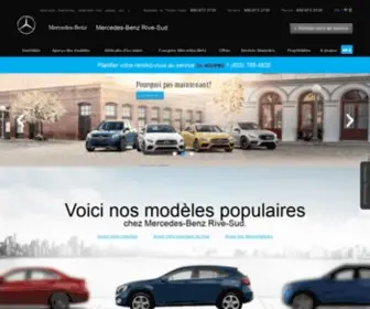 Mercedes-Benz-Rivesud.ca(Mercedes-Benz Rive-Sud) Screenshot