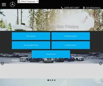 Mercedes-Benz-Winnipeg.ca(Mercedes-Benz Winnipeg) Screenshot