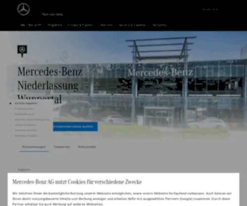 Mercedes-Benz-Wuppertal.de(Mercedes-Benz Niederlassung Wuppertal/Solingen/Remscheid) Screenshot