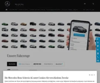 Mercedes-Benz.ch(Mercedes-Benz Personenwagen) Screenshot