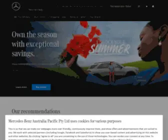 Mercedes-Benz.com.au(Mercedes-Benz passenger cars) Screenshot
