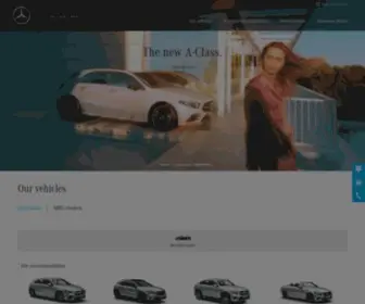 Mercedes-Benz.com.cy(Mercedes-Benz passenger cars) Screenshot