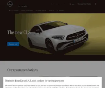 Mercedes-Benz.com.eg(Mercedes-Benz passenger cars) Screenshot