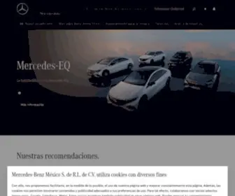 Mercedes-Benz.com.mx(Automóviles Mercedes) Screenshot