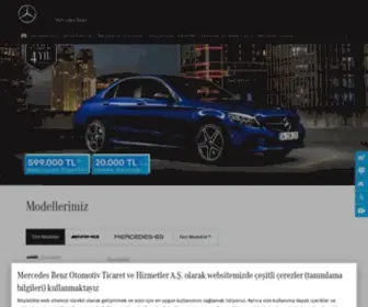 Mercedes-Benz.com.tr(Mercedes-Benz Otomobil) Screenshot