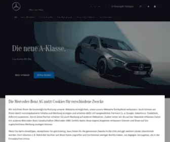 Mercedes-Benz.de(Mercedes-Benz Personenwagen) Screenshot