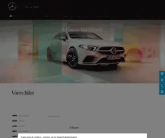 Mercedes-Benz.dk(Mercedes-Benz personbiler) Screenshot