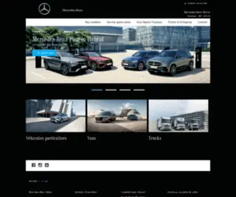 Mercedes-Benz.ma(Bienvenue sur le site officiel de Mercedes) Screenshot