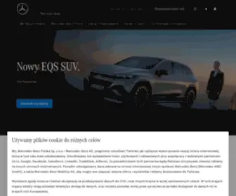 Mercedes-Benz.pl(Samochody osobowe Mercedes) Screenshot