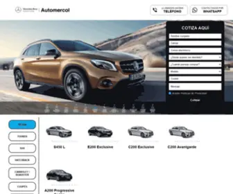 Mercedes-Bogota.com(Concesionario) Screenshot