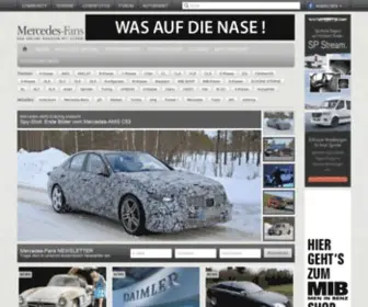 Mercedes-Fans.de(Das Magazin für Mercedes) Screenshot