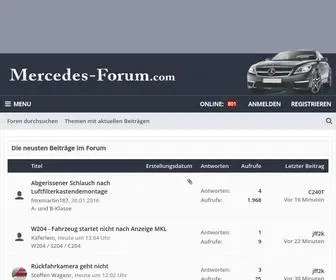 Mercedes-Forum.com(Portal) Screenshot