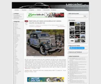 Mercedes-Seite.de(Der private Weblog für Freunde der Marke Mercedes) Screenshot