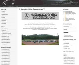 Mercedes-V-Club.de(Mercedes V Club Deutschland e.V) Screenshot