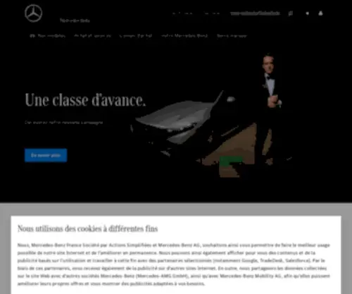 Mercedes.fr(La parfaite symbiose entre luxe et innovations technologiques) Screenshot