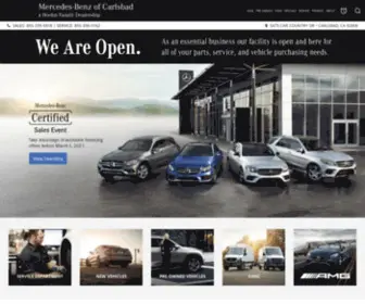 Mercedesbenzcarlsbad.com(Mercedes-Benz of Carlsbad) Screenshot